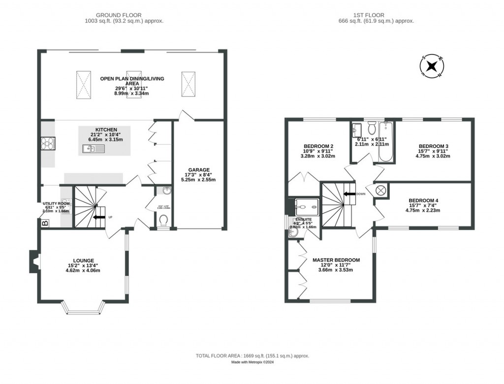 Floorplans For Granary Way, Great Cambourne