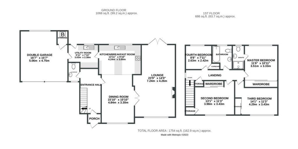 Floorplans For Great Raveley, Huntingdon