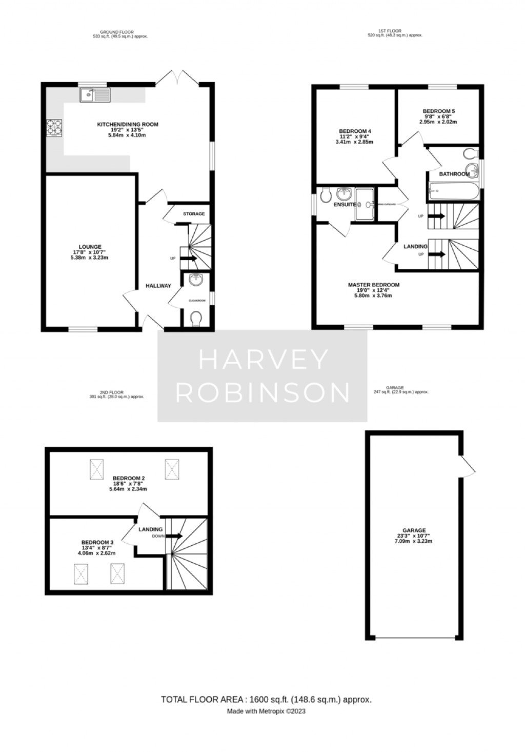 Floorplans For Prince Georges Drive, Sandy