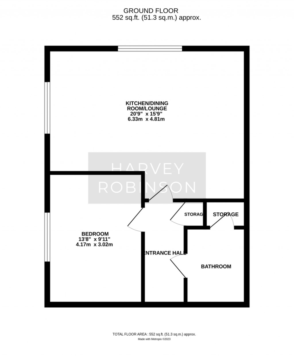 Floorplans For Knights Way, St Ives