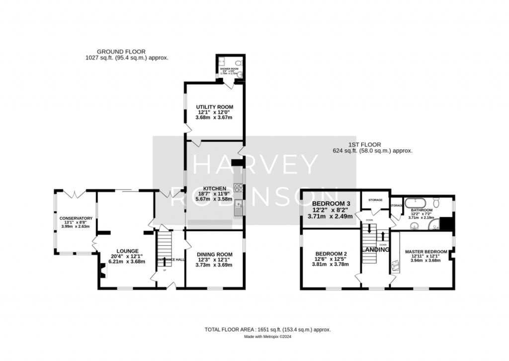 Floorplans For Mill Road, Wistow