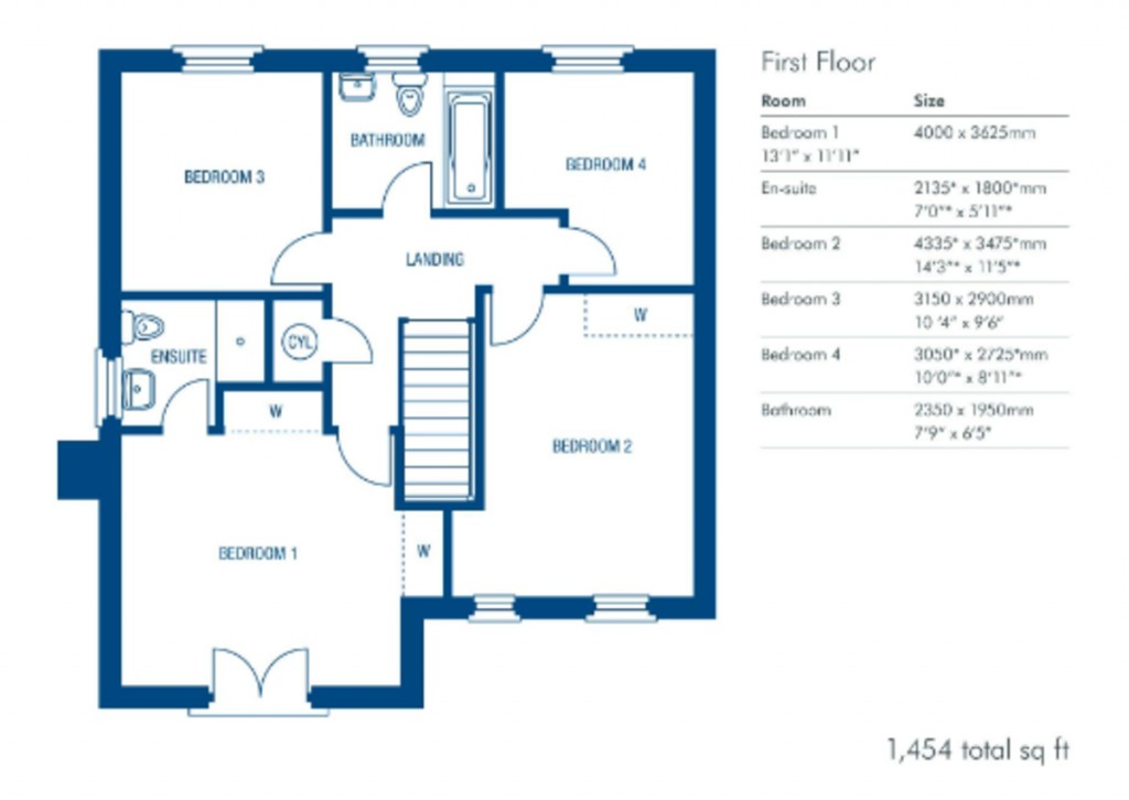 Floorplans For Wintringham, St. Neots