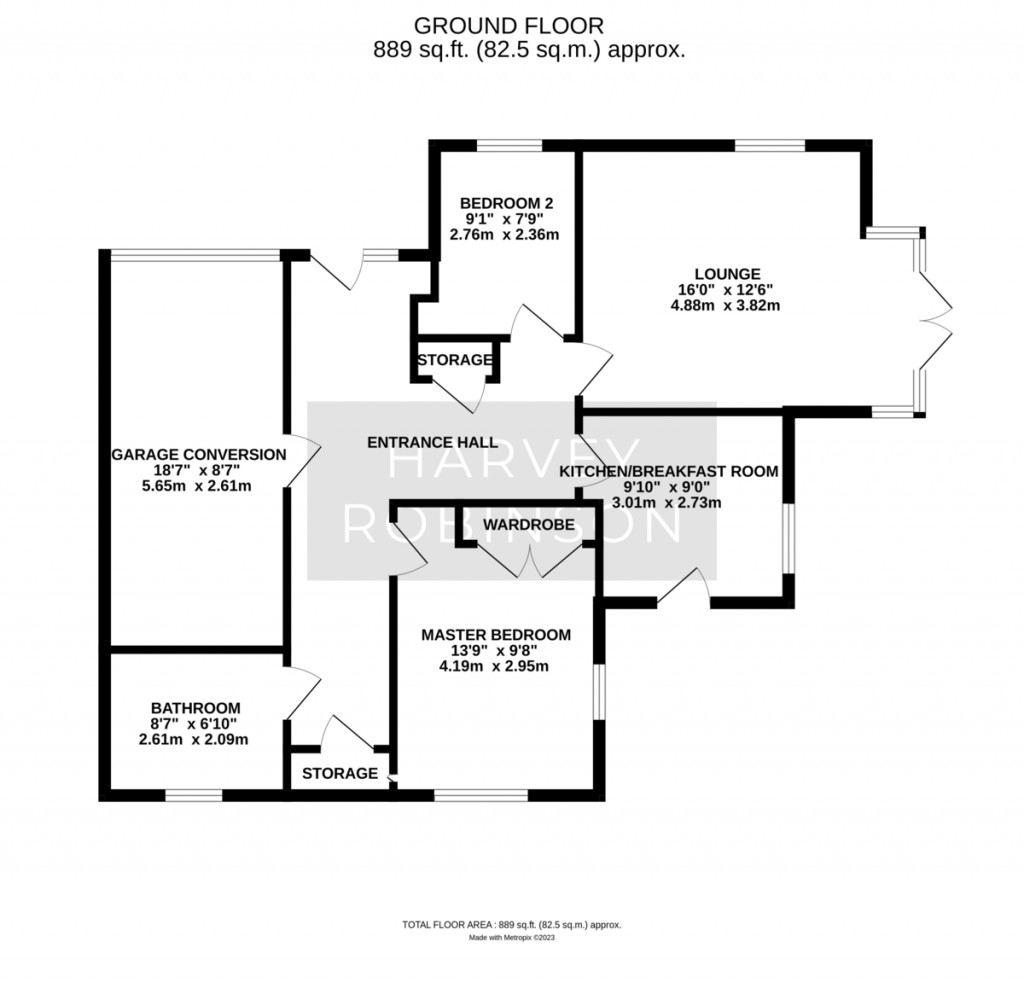 Floorplans For Church Lane, Hilton