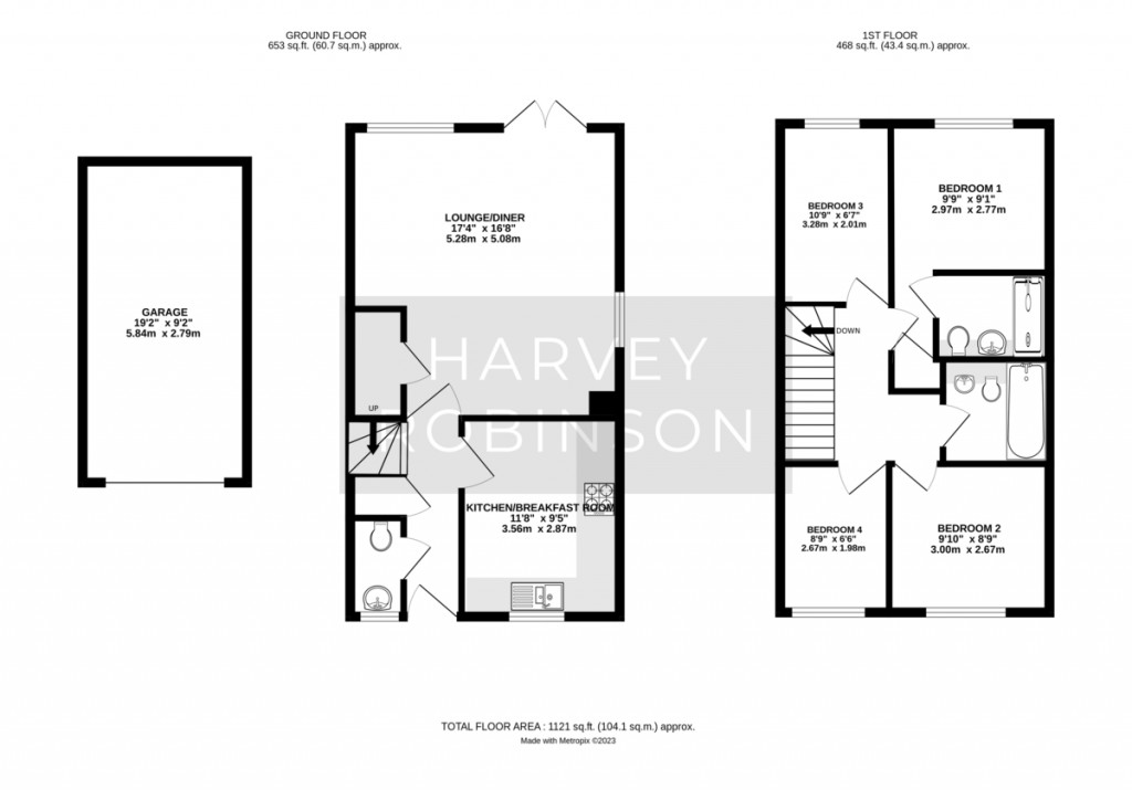 Floorplans For The Pastures, St Neots