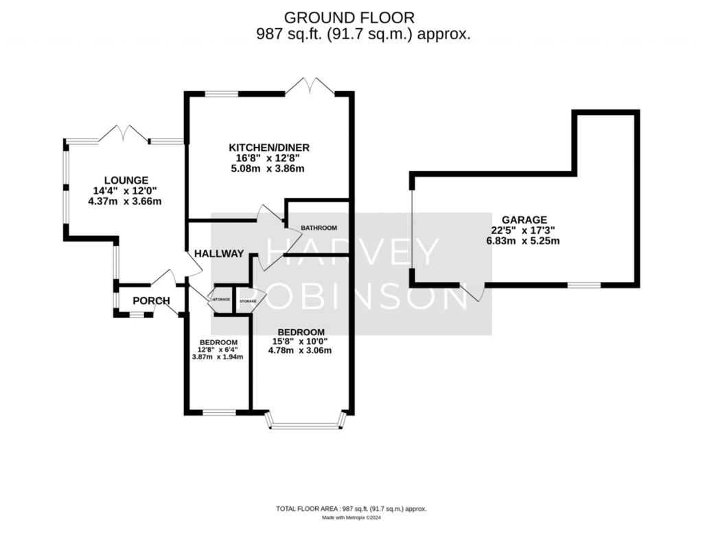 Floorplans For Russett Avenue, Needingworth