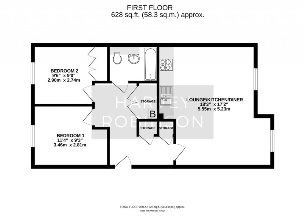 Floorplans For North Lodge Drive, Papworth Everard