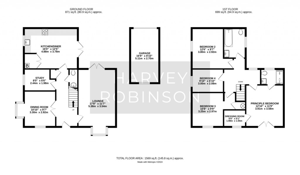 Floorplans For Middle Ground, St. Neots