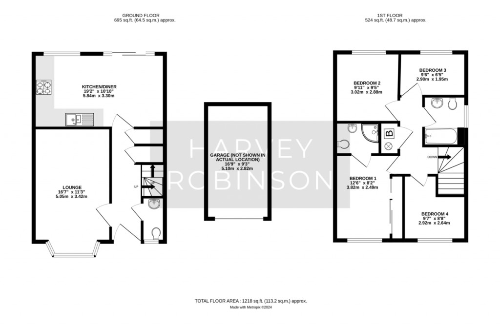 Floorplans For The Runnells, St. Neots