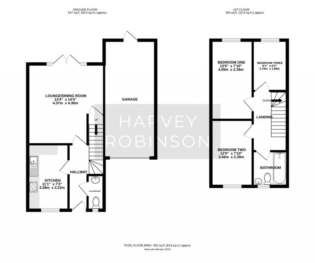 Floorplans For Ribble Mead, Biggleswade