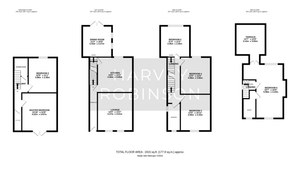 Floorplans For Chesterton Road, Cambridge