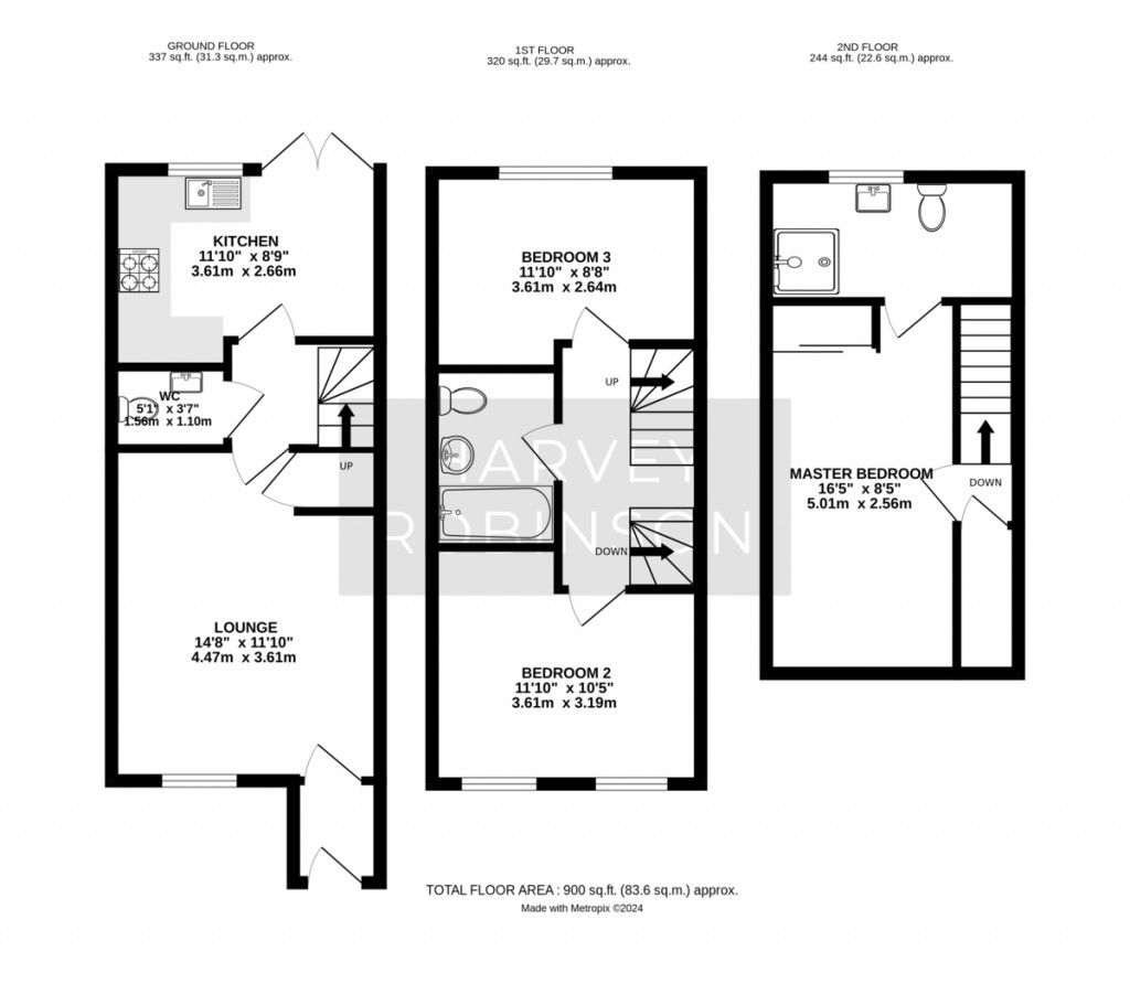 Floorplans For Christie Drive, Hinchingbrooke