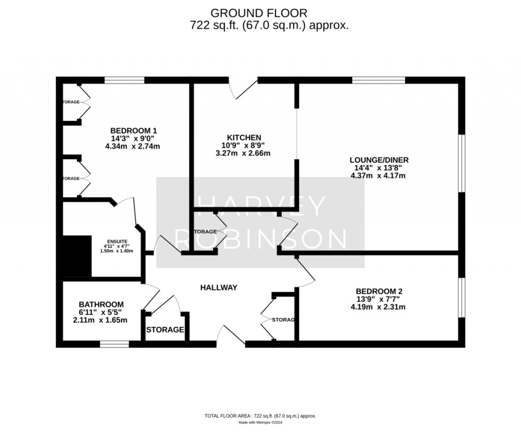 Floorplans For Sterling Way, Upper Cambourne