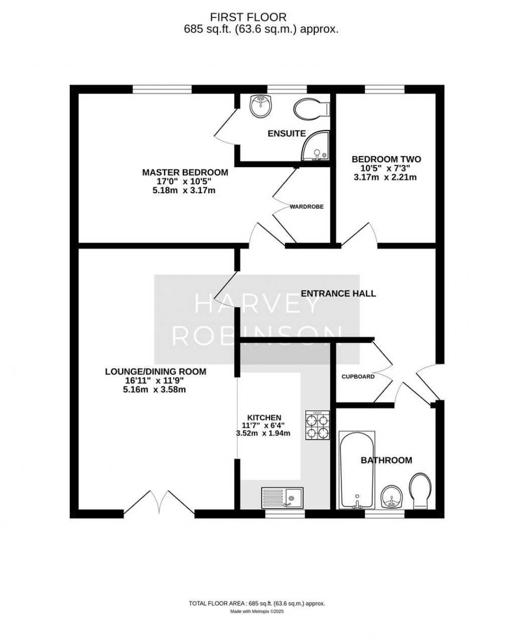 Floorplans For Elgar Place, Sullivan Court, Biggleswade