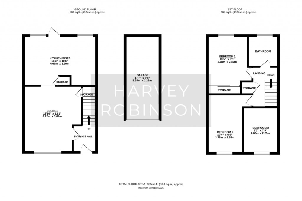 Floorplans For Six Bells, Somersham